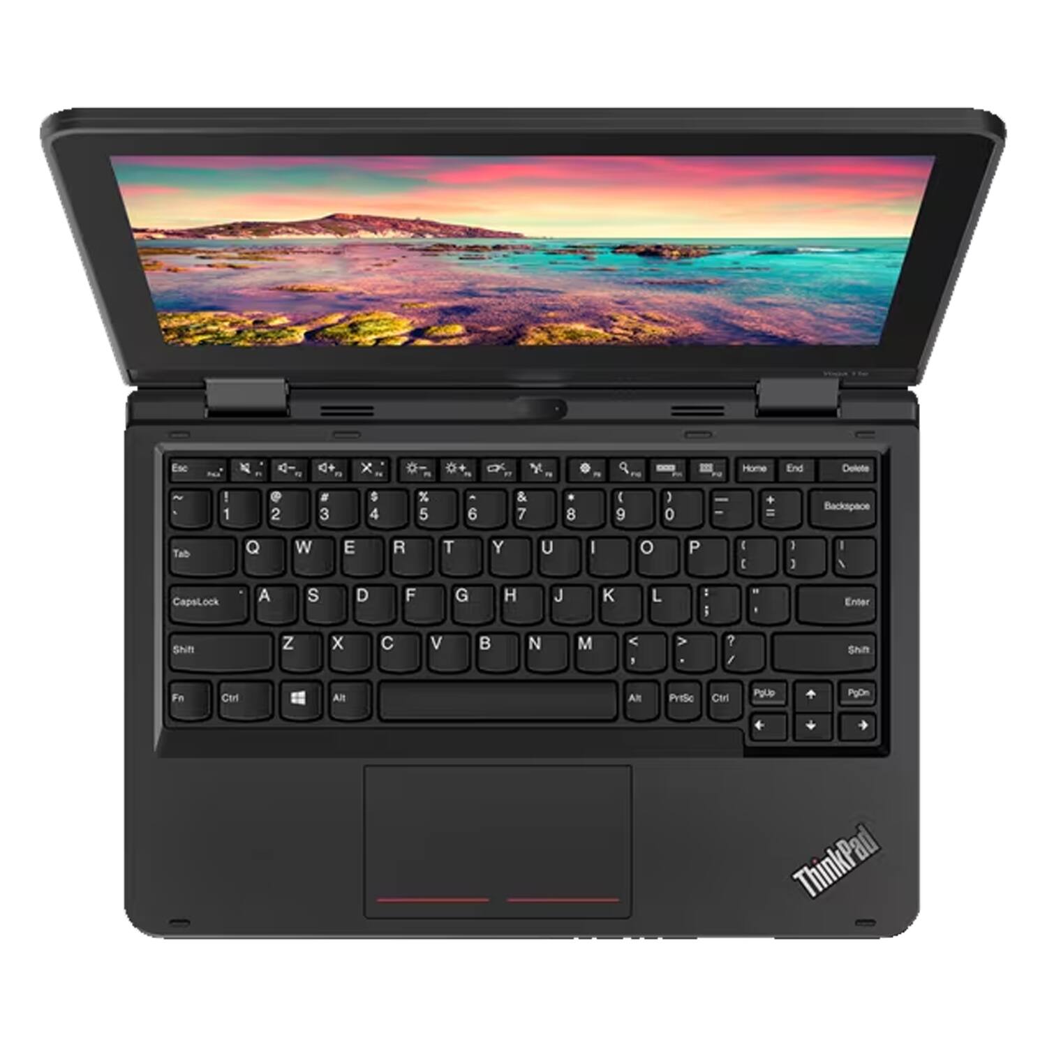 Alt View 1. Lenovo - Lenovo ThinkPad Yoga 11e G5 11.6" Touch Pentium Silver N5030 8GB 128GB SSD W11H - Refurbished - Black.