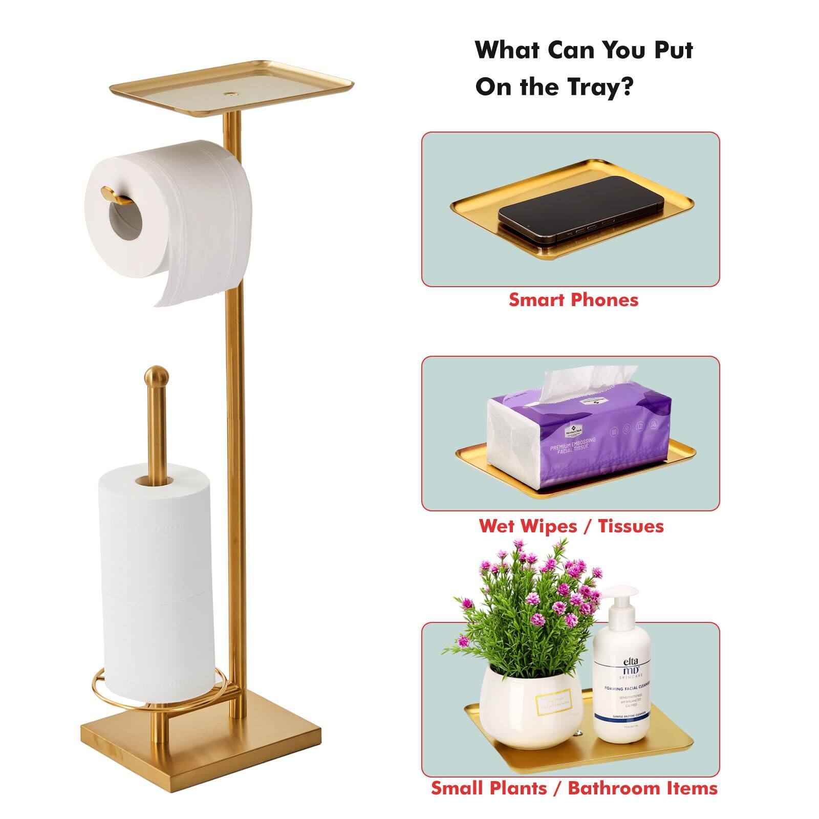 What Can You Put On the Tray?

- Smart Phones
- Wet Wipes / Tissues
- Small Plants / Bathroom Items