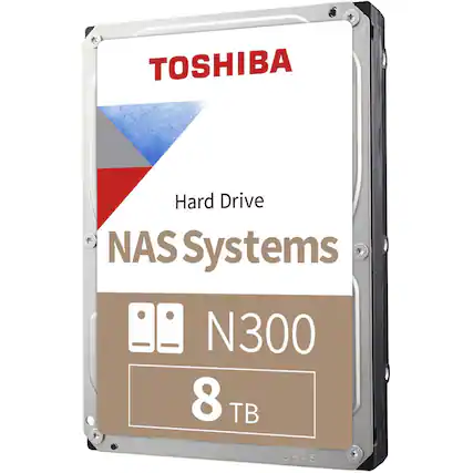 TOSHIBA
Hard Drive NAS Systems N300 8 TB