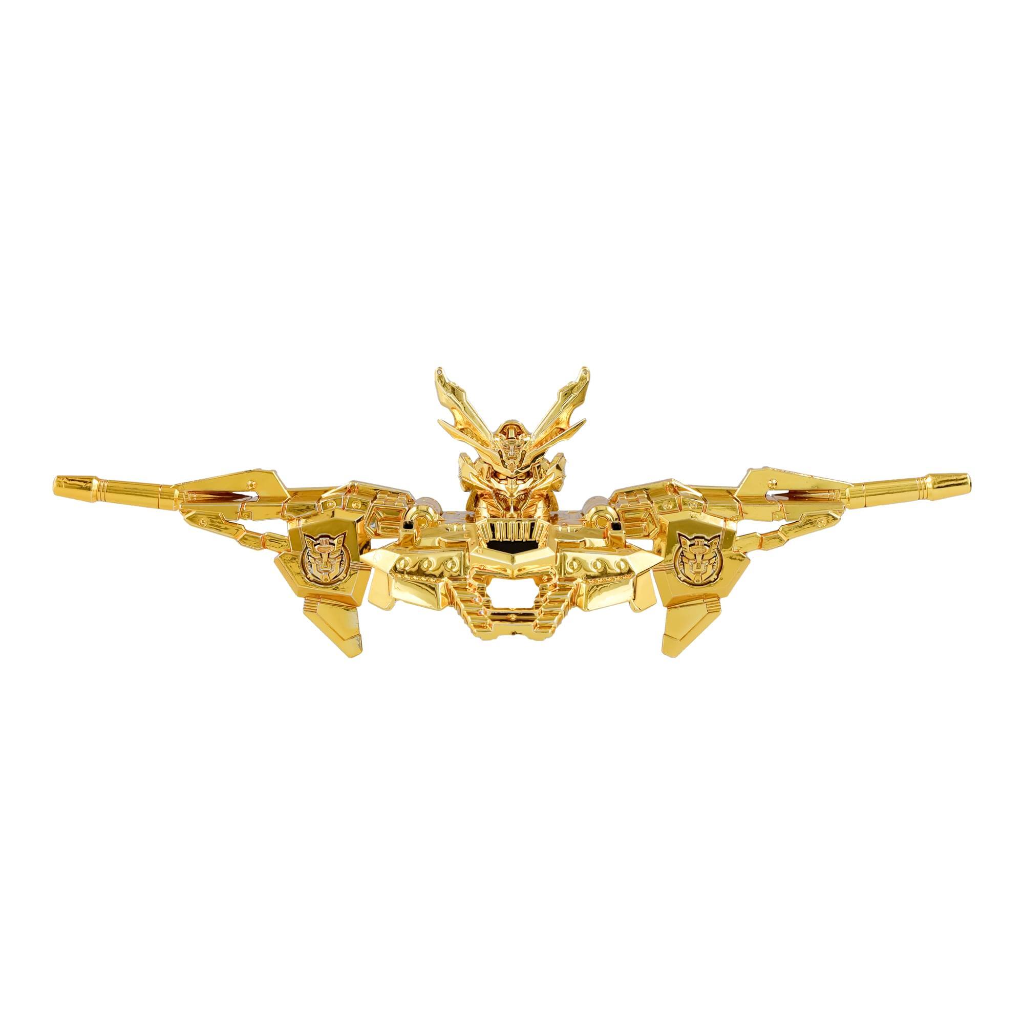 Front. Transformers - Transformers Go! G-01 Kenzan Bonus Gold Combiner Head.