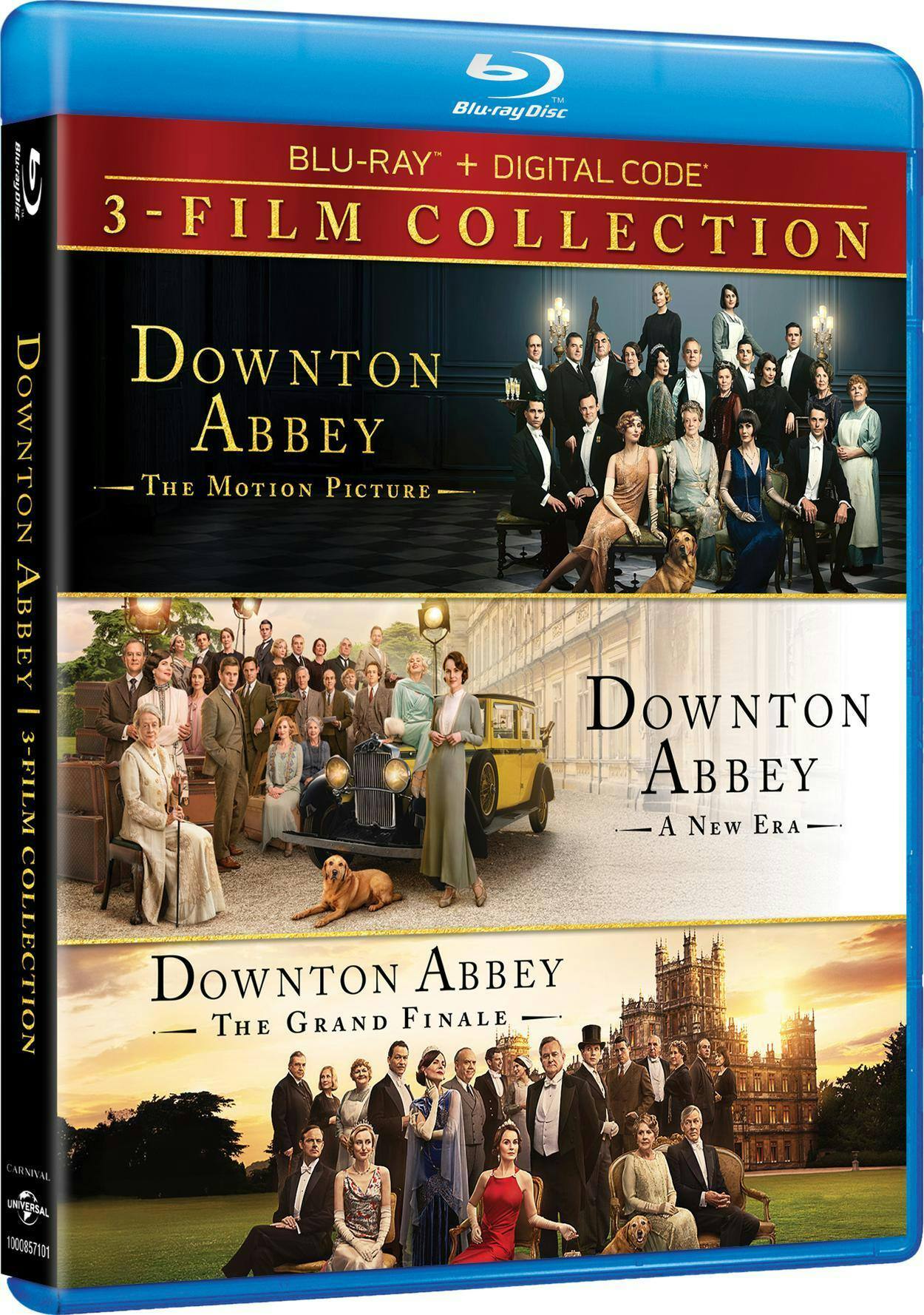Angle. Downton Abbey: 3-Film Collection   - BLU-RAY.