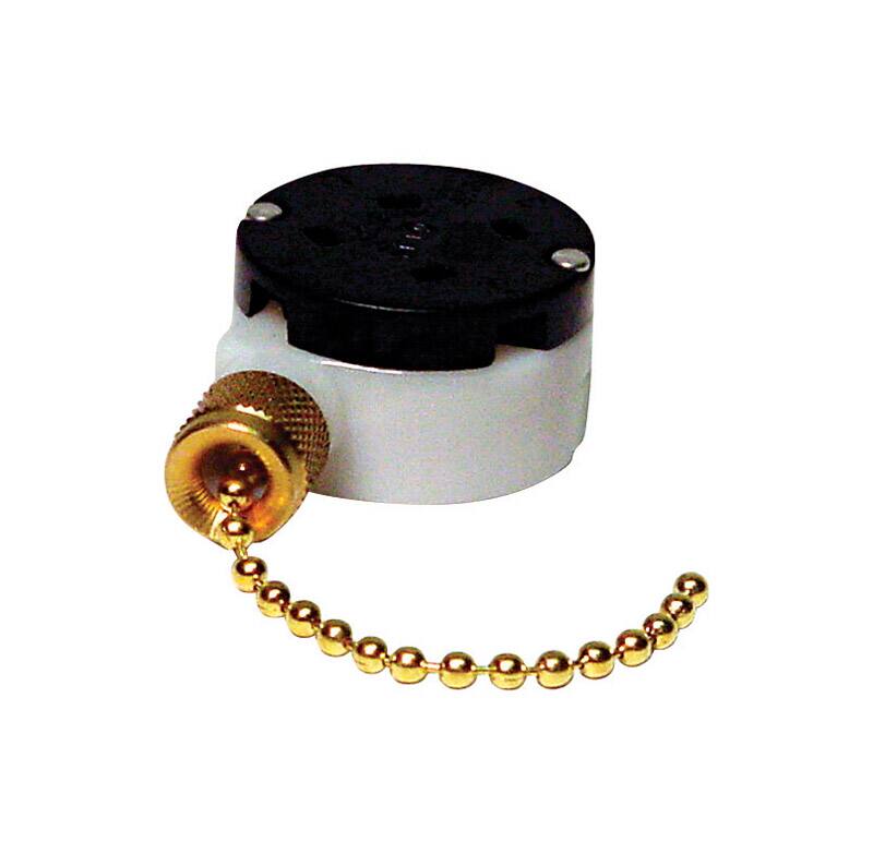 Angle. Gardner Bender - Gardner Bender Brass Pull Chain Switch - Brass.