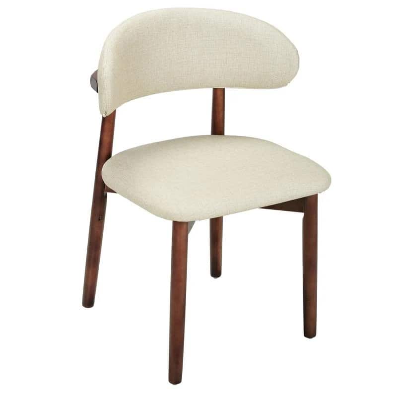 LeisureMod - Sable Modern Curved Wrap-Around Faux Leather Dining Chair with Solid Rubberwood Legs - Brown price history on PriceWatchPro
