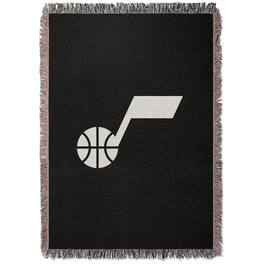 Chad & Jake - Utah Jazz Woven Blanket - Black