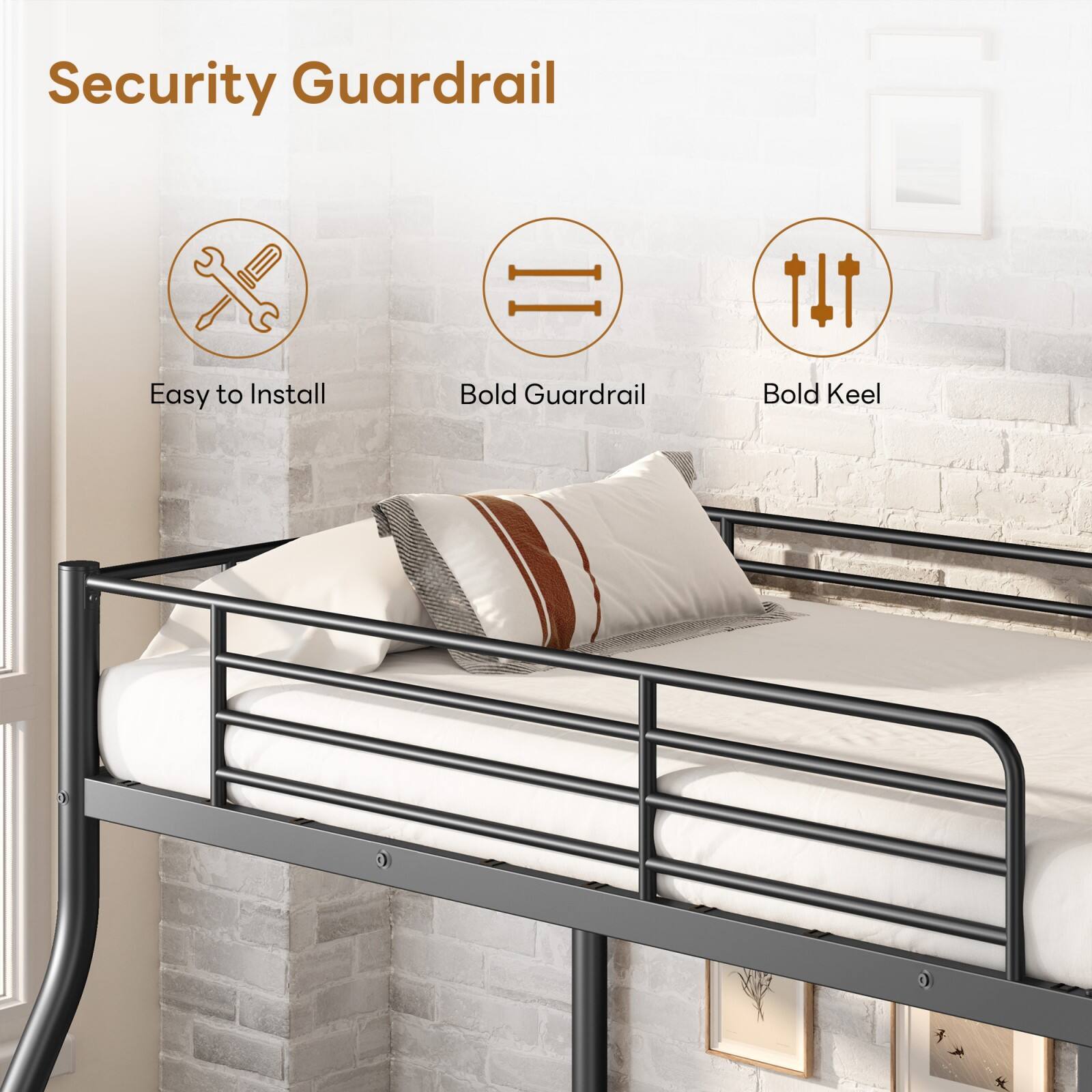 Security Guardrail

- Easy to Install
- Bold Guardrail
- Bold Keel