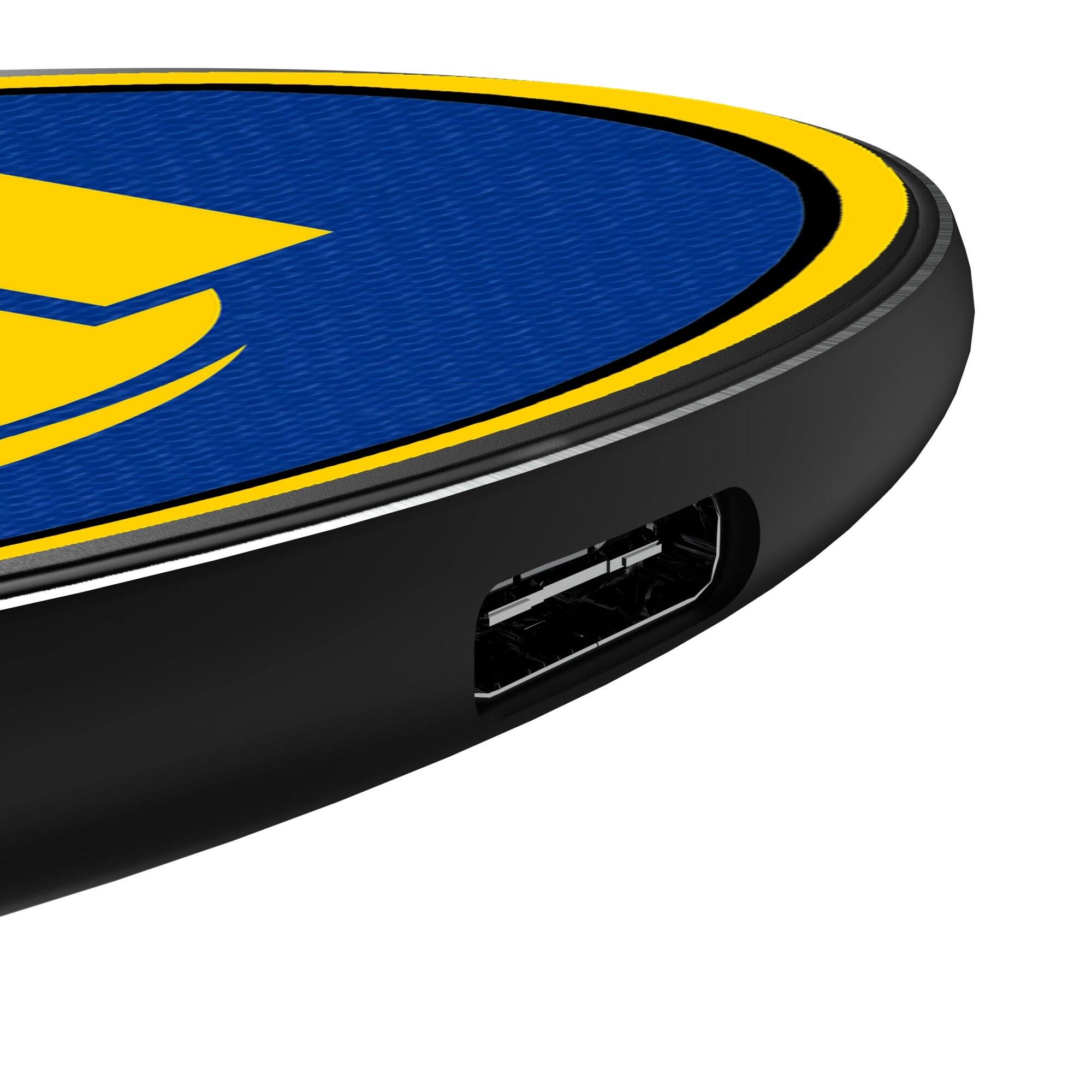 Alt View 2. Keyscaper - Los Angeles Rams 15 Watt Wireless Induction Charger - Multicolor.