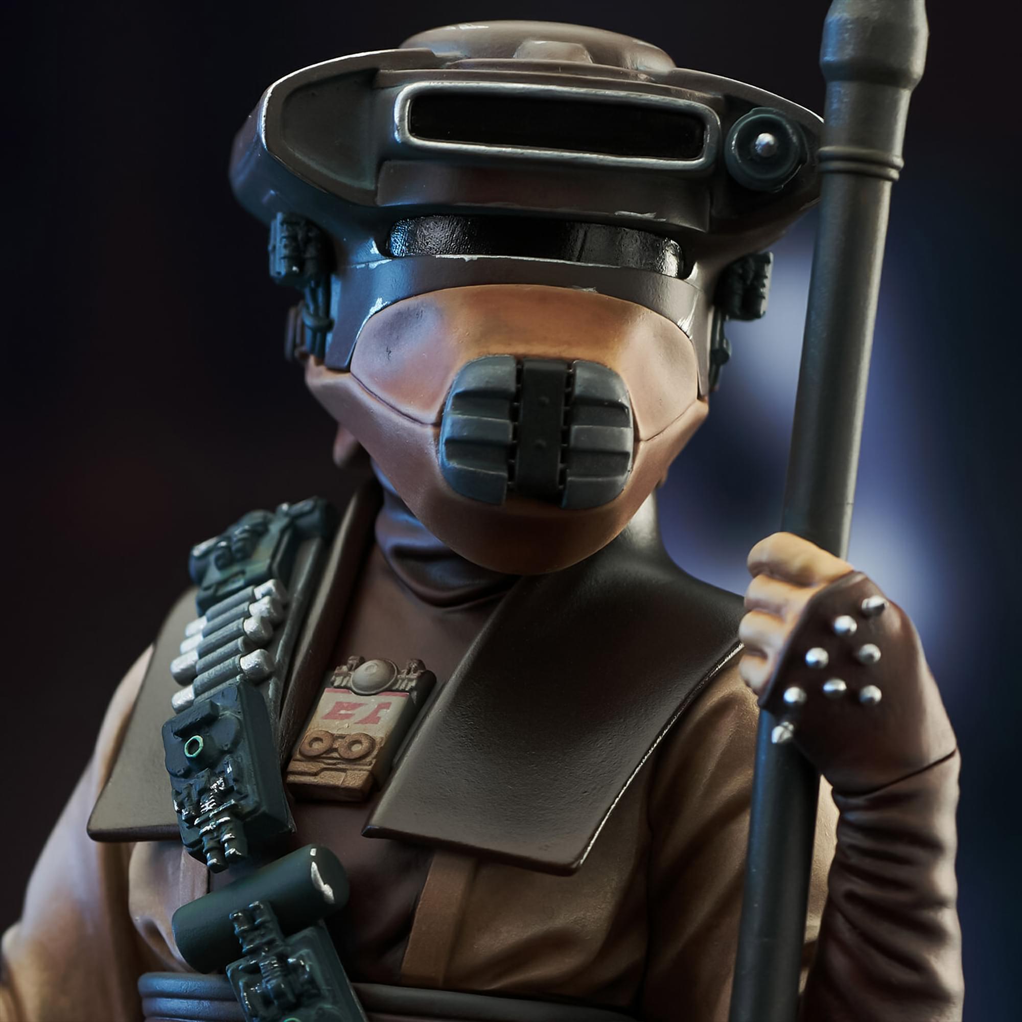 Alt View 5. Diamond Select Toys - Star Wars: Return of the Jedi Leia as Boushh Premier Collection 1:7 Scale Statue - Multi-Colored.
