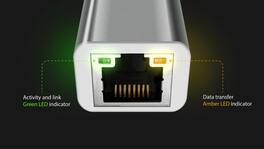 j5create - USB-C to Gigabit Ethernet Adapter - Silver