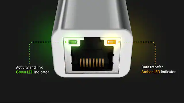 Front. j5create - USB-C to Gigabit Ethernet Adapter - Silver.