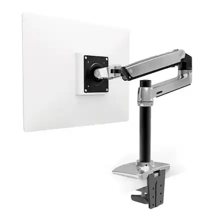 Front. Ergotron - Ergotron 45-295-026 24 Inches Screen Support Mounting Arm for Flat Panel Monitor - Black & Polished Aluminum - 20 Lbs. - Black & Polished Aluminum.