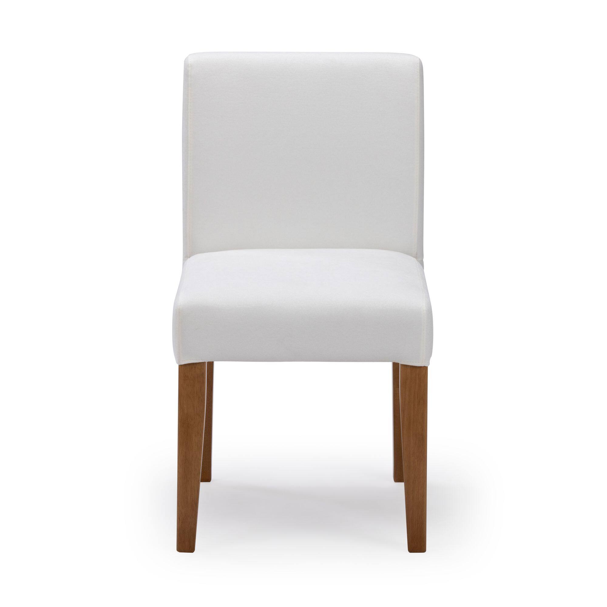 Alt View 7. Plank+Beam - Chesnee Dining Chair with Short Slipcover, Bone MB2405-01 (2 Pack) - Bone.