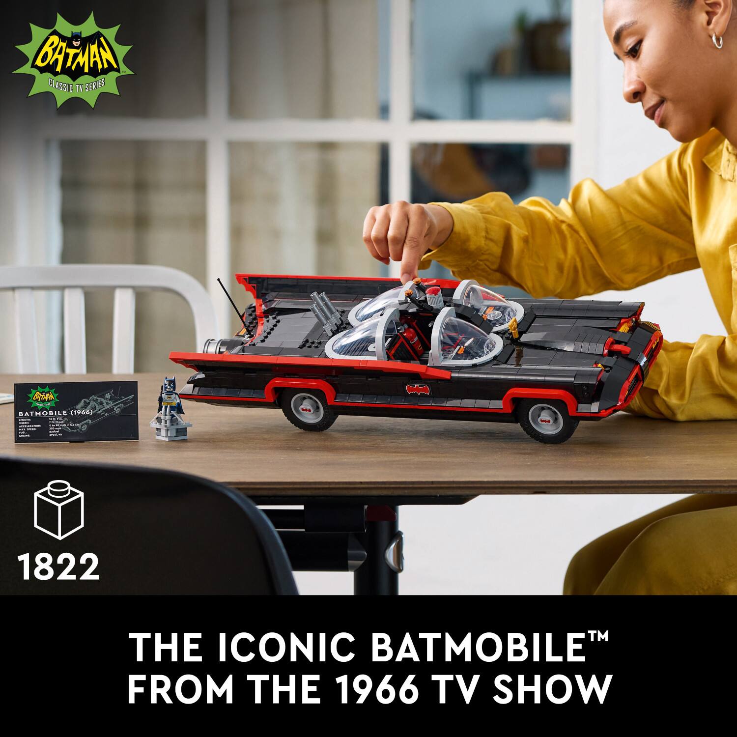 The Iconic Batmobile from the 1966 TV Show.