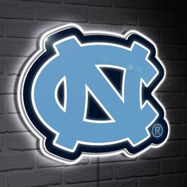 Evergreen Enterprises - North Carolina Tar Heels LED Team Logo Shaped Lighted Wall Sign - Multicolor