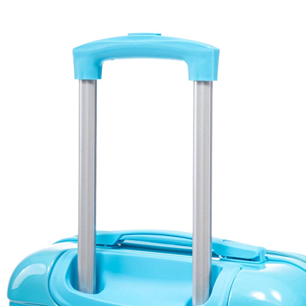 Alt View 4. Ropilly - Ropilly 2 Piece Luggage Set Carry On Suitcase Gradient Color Hard Case Luggage - Navy+Light Blue.
