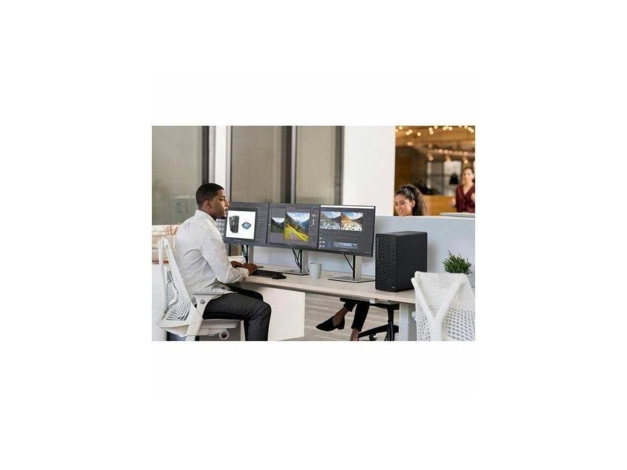 Alt View 9. HP - HP EliteDesk 8 G1i - Intel Core Ultra 7 265 - 32 GB - 1 TB SSD - Intel Q870 - Windows 11 Pro - 280W - Black C6TX1UT#ABA - Black.