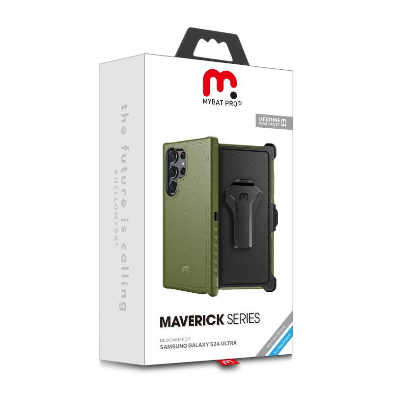 the future HELLOMYBAT is calling  MYBAT PRO LIFETIME WARRANTY  m MAVERICK SERIES DESIGNED FOR SAMSUNG GALAXY S24 ULTRA MILITANT ANTAMCROBIAL