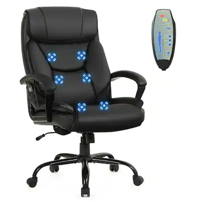 Pefilos Massage Executive Office Chair with 6 Vibrating Points Home Office Computer Desk Chair, Ergonomic Office Chair Black WQ27238-PE - Best Buy Pefilos Massage Executive Office Chair with 6 Vibrating Points Home Office Computer Desk Chair, Ergonomic Office Chair Black WQ27238-PE - Best Buy
