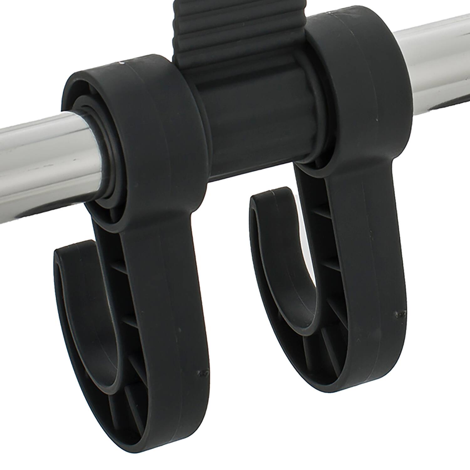 Back. MAXSA Innovations - Maxsa Innovations 25534 4-hook Car Headrest Hanger, Chrome - black.