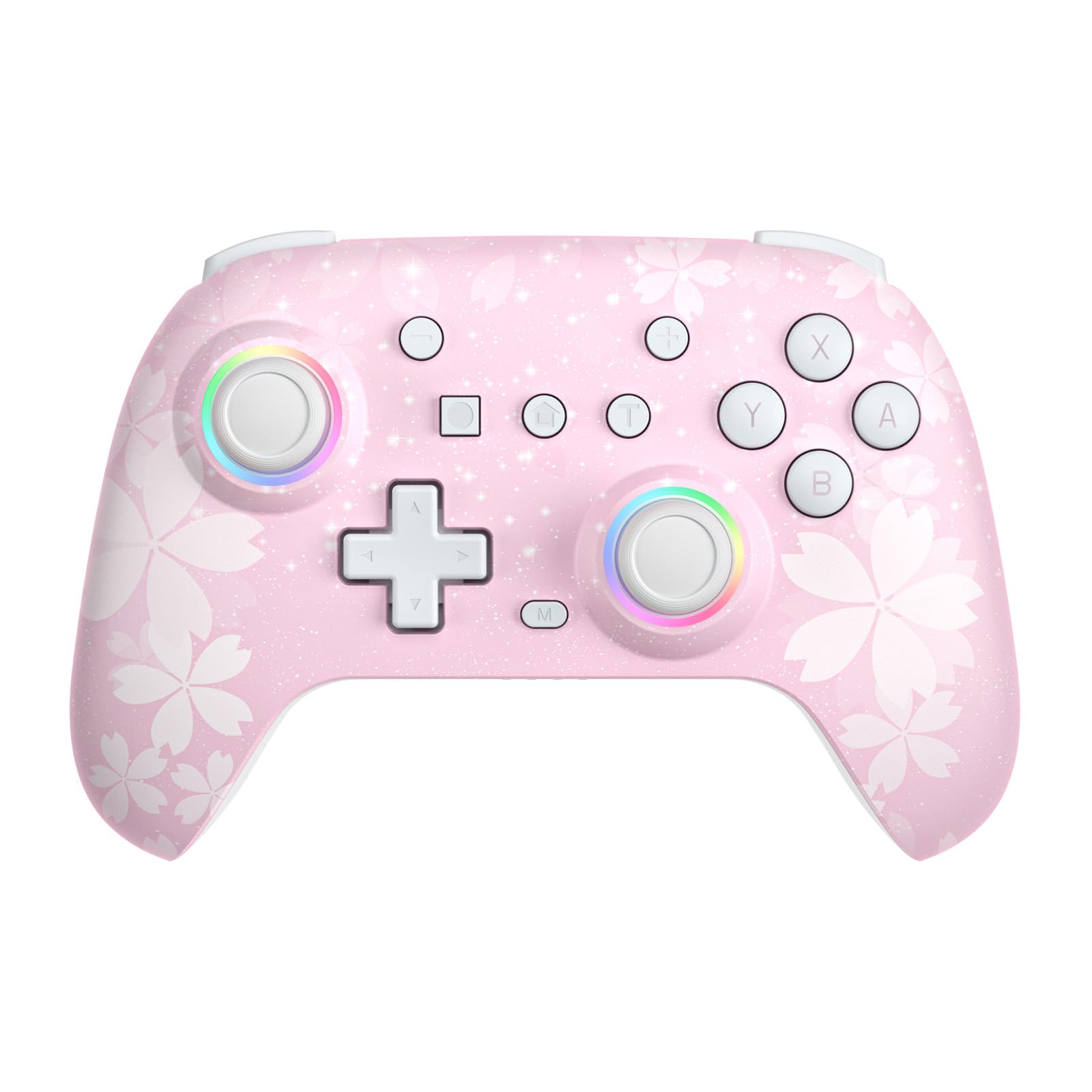 HM 1810 - Wireless Controller For Sakura Compatible With Switch/switch Lite/switch Oled Windows Pc/steam/steam Deck/ios - Pink