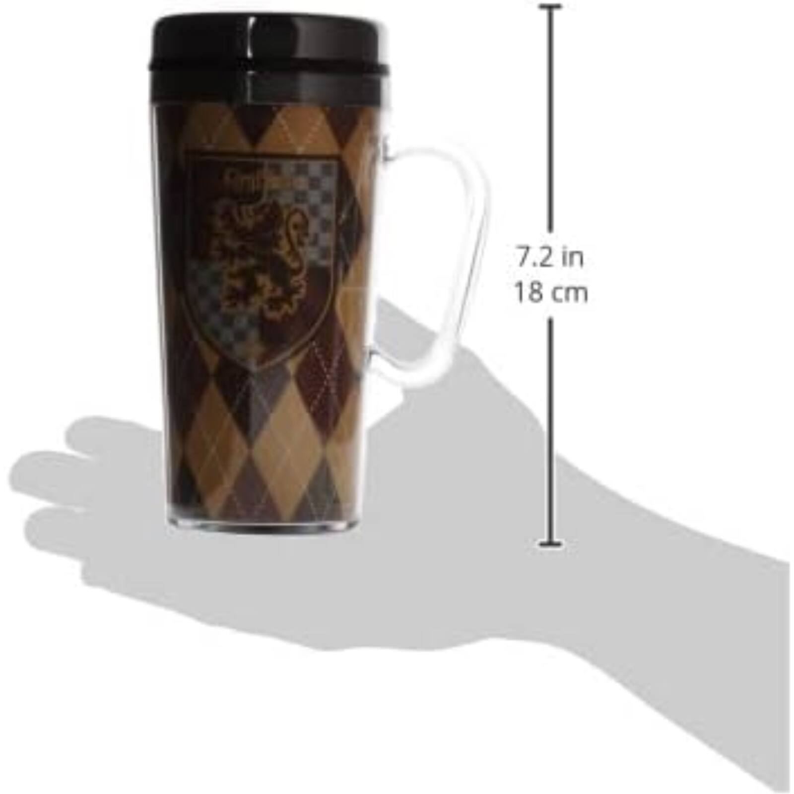 Alt View 1. Spoontiques - Spoontiques Harry Potter Gryffindor Double Walled Stainless and Acrylic Insulated Travel Mug 14 ounce - Multicolor.