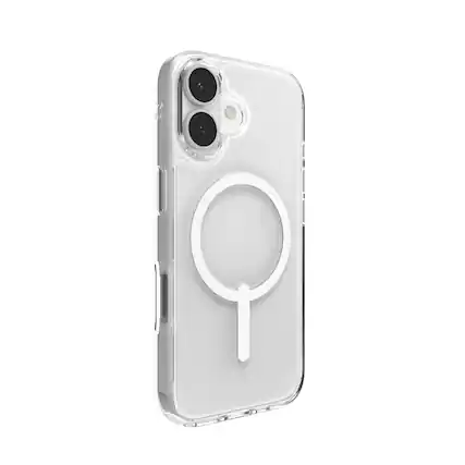 Front. ZAGG - Crystal Palace Lite Snap Ultra-slim MagSafe-compatible for Apple iPhone 17 - Clear.