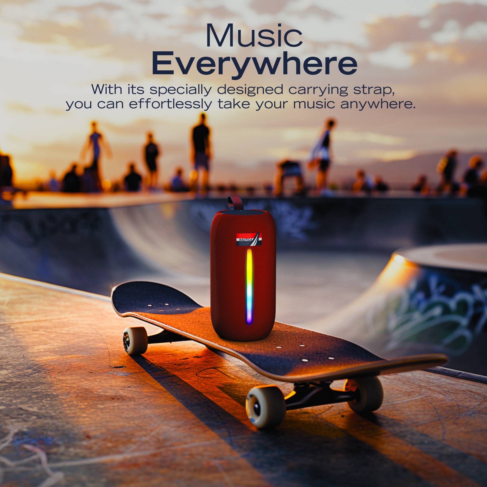 Music Everywhere

With its specially designed carrying strap, you can effortlessly take your music anywhere.