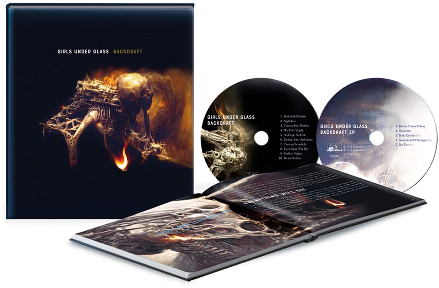 Girls Under Glass - Backdraft  - COMPACT DISCS