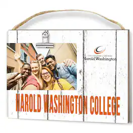 Jardine - Harold Washington College Phoenix 8'' x 10'' Weathered Design Clip It Frame - White