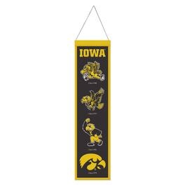WinCraft - Iowa Hawkeyes 8" x 32" Evolution Banner - Multicolor