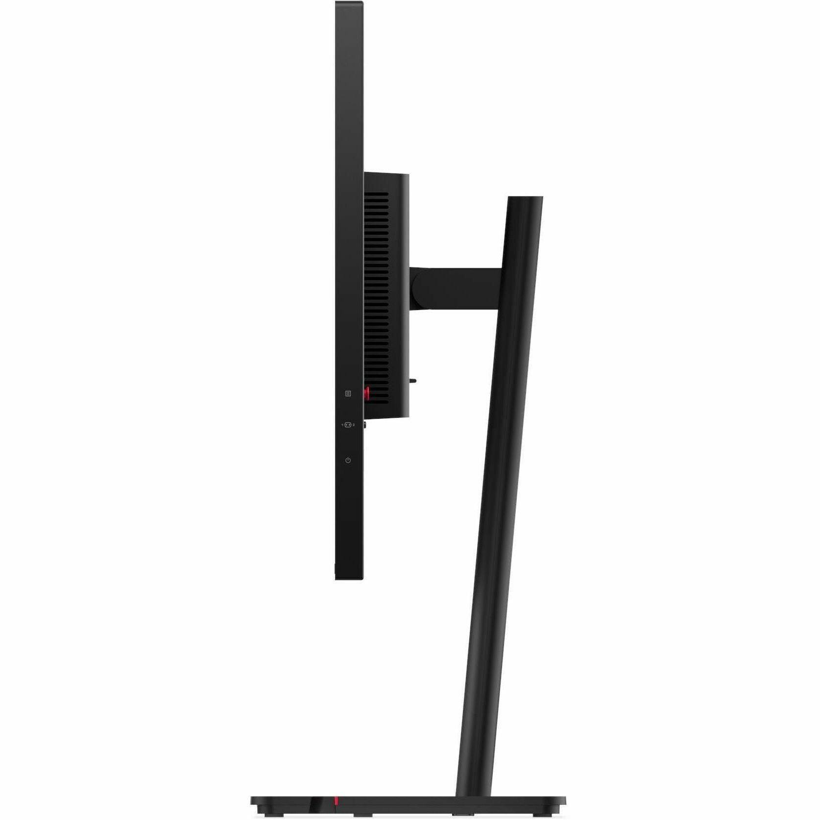 Alt View 1. Lenovo - Lenovo ThinkVision T27QD-40 27" Class WQHD LED Monitor - 16:9 - Eclipse Black - 27" Viewable - In-plane Switching (IPS) - Eclipse Black.