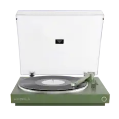 Front. Victrola - Victrola Automatic Turntable - Green.