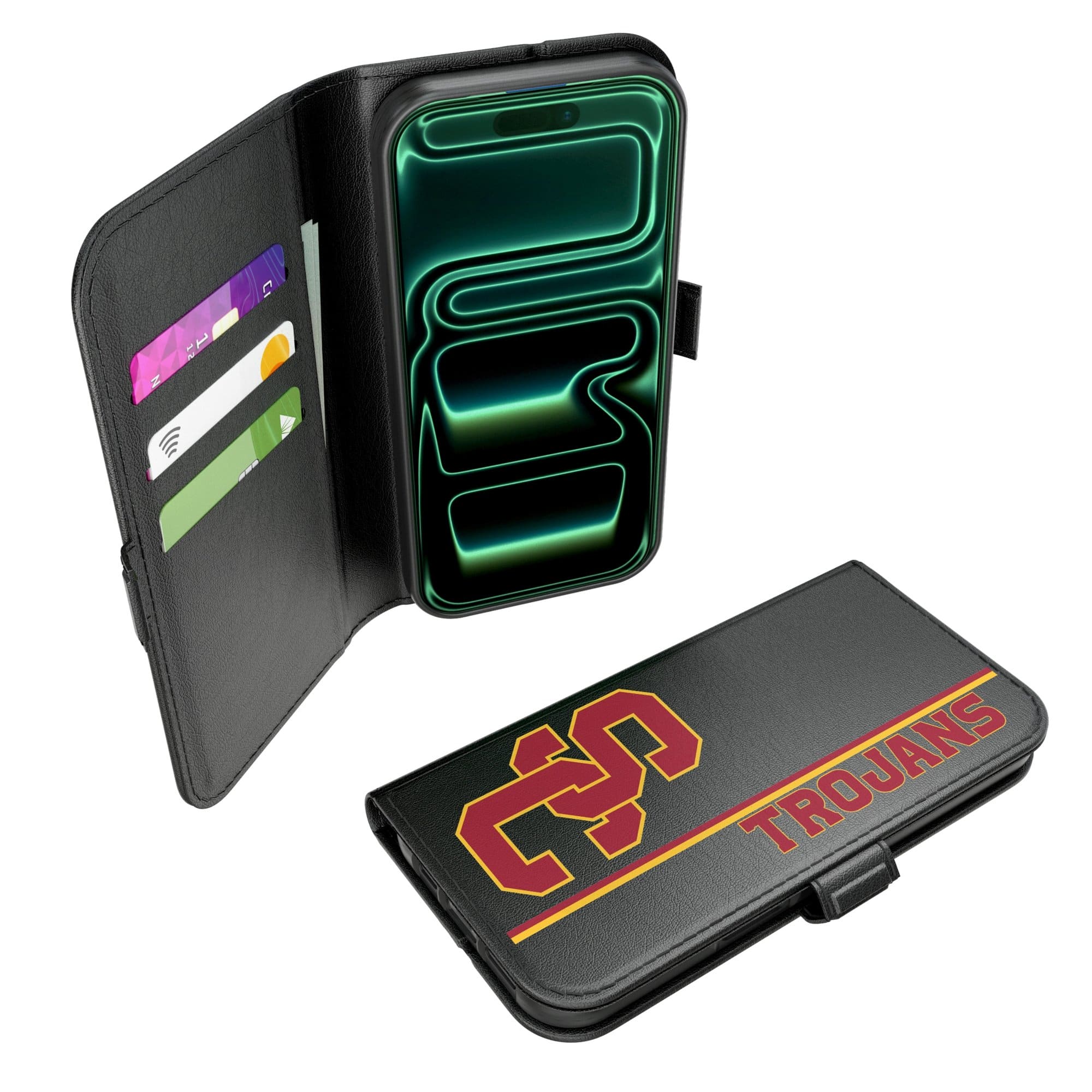 Keyscaper - NCAA - USC Trojans iPhone Folio 2.0 Case - 17 Pro Max - Black price history on PriceWatchPro