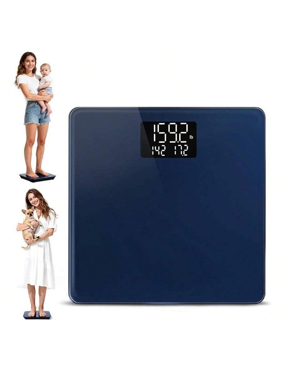 Stamp n Camp - Digital scale smartphone app perfect for bathroom use, Digital Display, Easy to Clean, Advanced Technology - multifunctional scale