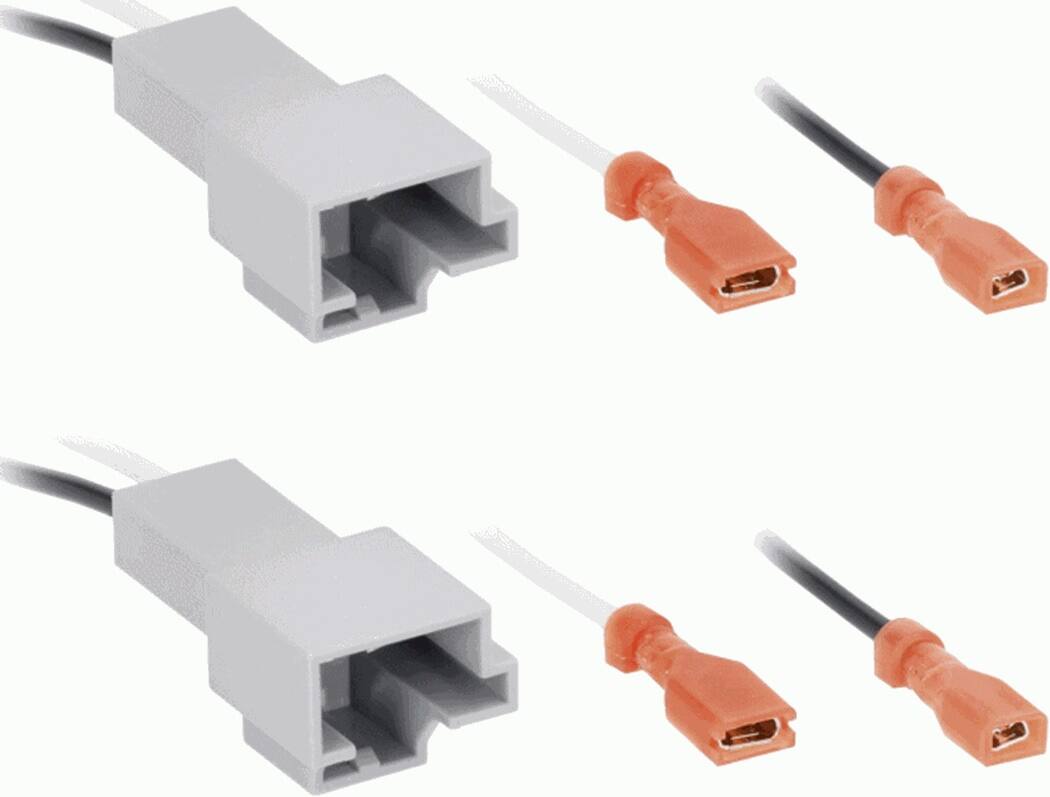 Angle. Metra - Speaker Harness for Select 2000-2022 Volvo Vehicles (2-Pack) - Multi.