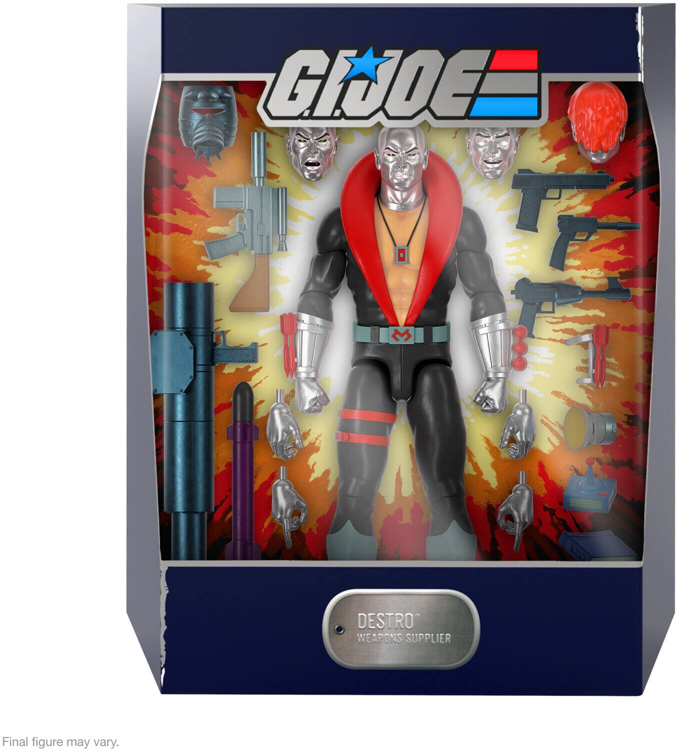 G.I. JOE DESTRO WEAPONS SUPPLIER. Final figure may vary.
