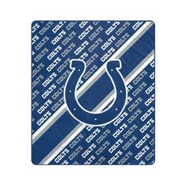 Pegasus - Indianapolis Colts 60" x 70" Diagonal Lined Wordmark Ultra Soft Blanket - Multicolor