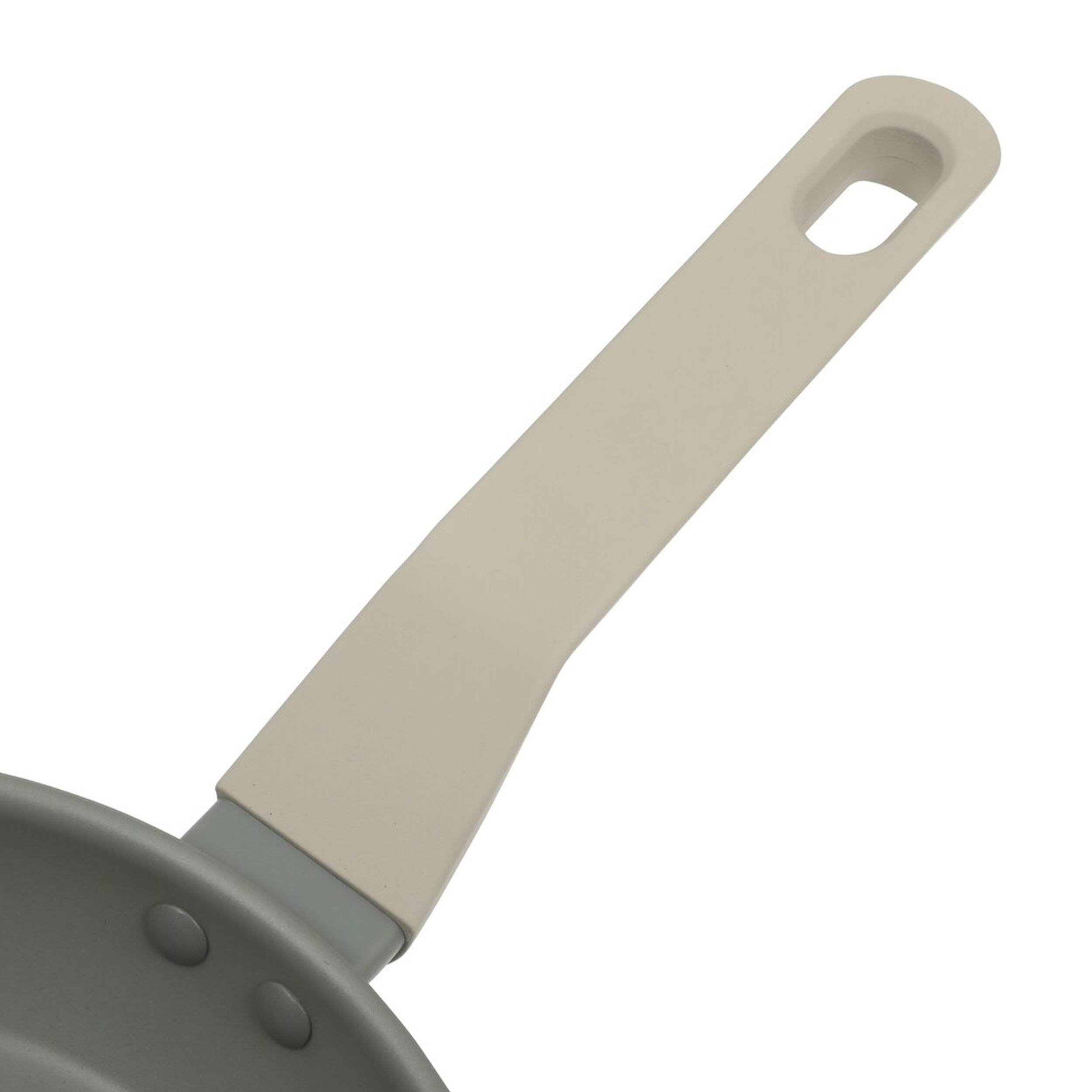 Alt View 3. Oster - Oster Ambrose 10 Piece Forged Aluminum Ceramic Nonstick Cookware Set in Grey - Gray.