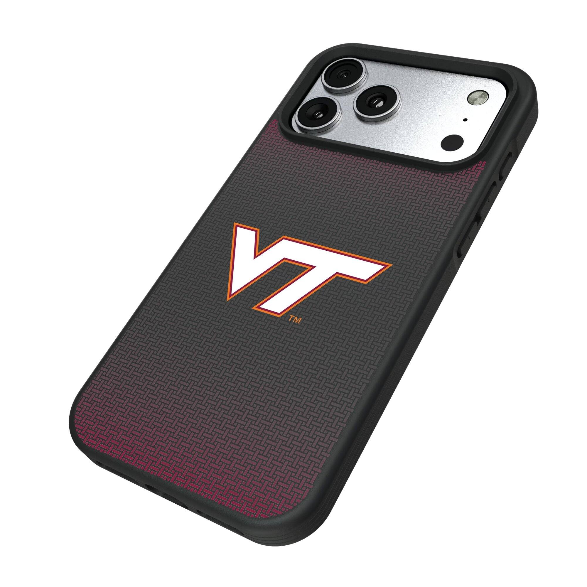 Alt View 1. Keyscaper - Virginia Tech Hokies Bump Case with 8.2ft Drop Protection - 15 - Black.