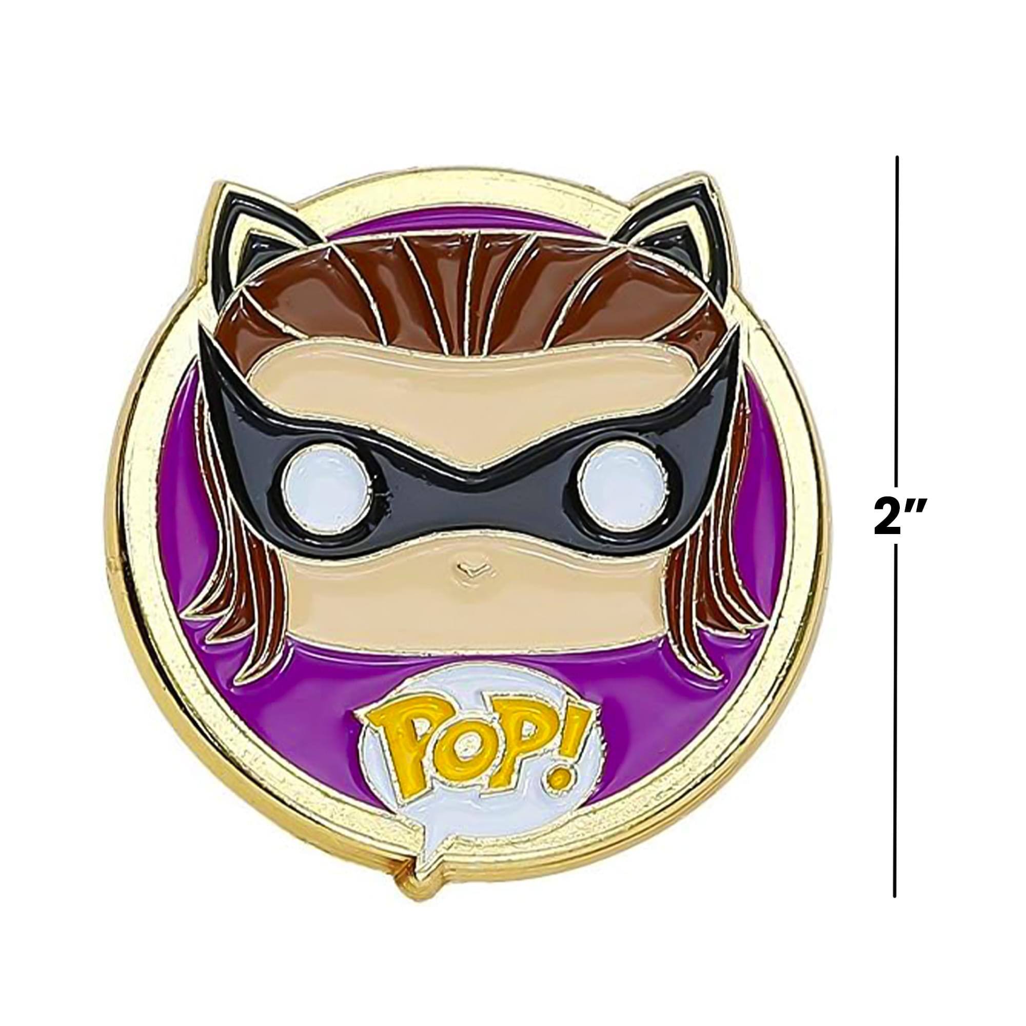 Alt View 3. Funko - Batman Classic '66 TV Series Catwoman Funko Pop! Pin - Black.