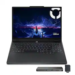 Lenovo - Legion Pro 5i 16" WQXGA Gaming Laptop,Ultra 7 255HX,16GB RAM,1TB SSD+1TB Dock Set,RTX 5070,Win 11Pro - Black