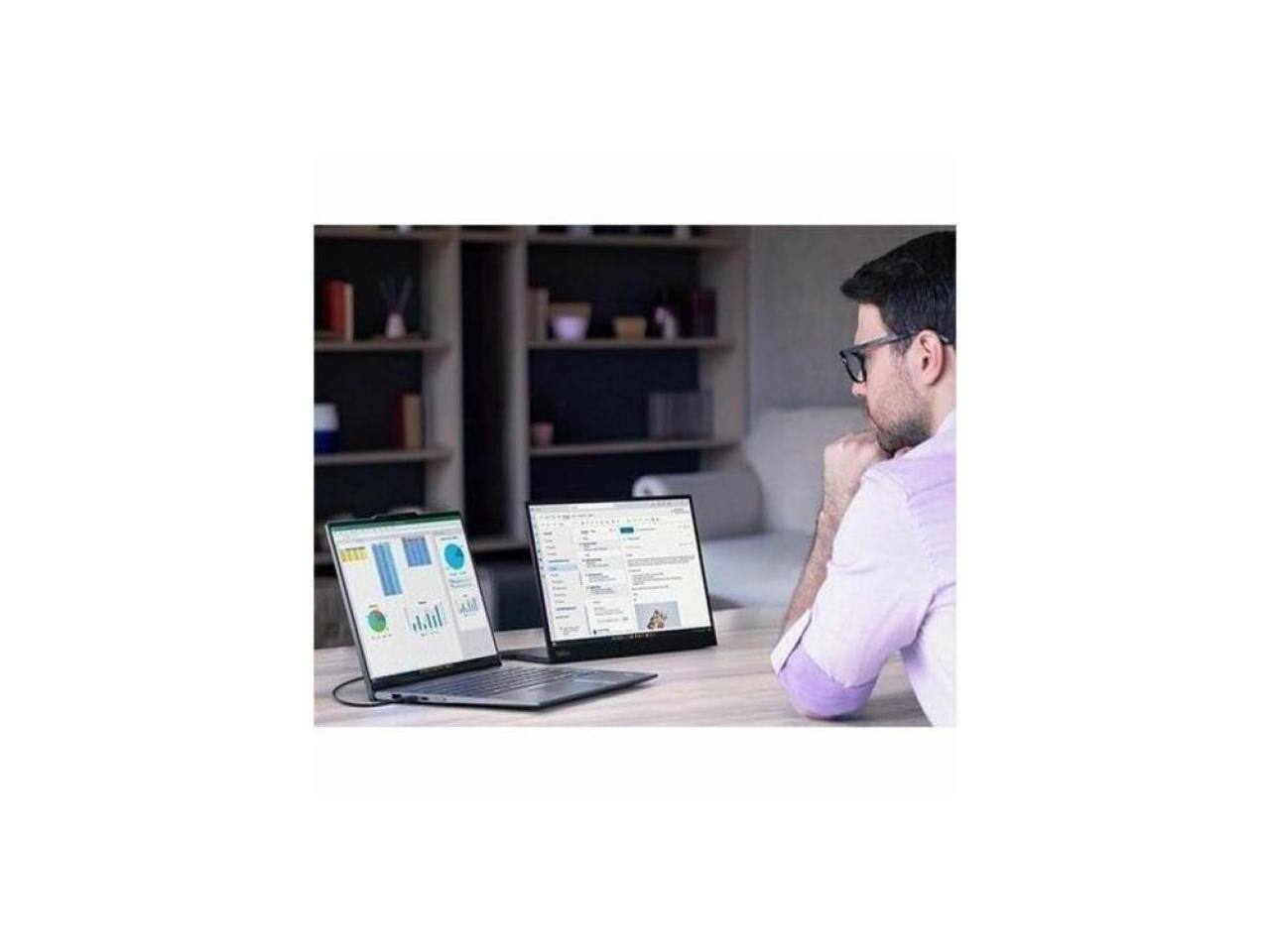 Alt View 1. Lenovo - Lenovo ThinkPad X1 2-in-1 Gen 10 Aura 14" Touch Intel Ultra 7 32GB 512GB SSD Win 11 Pro - Gray.