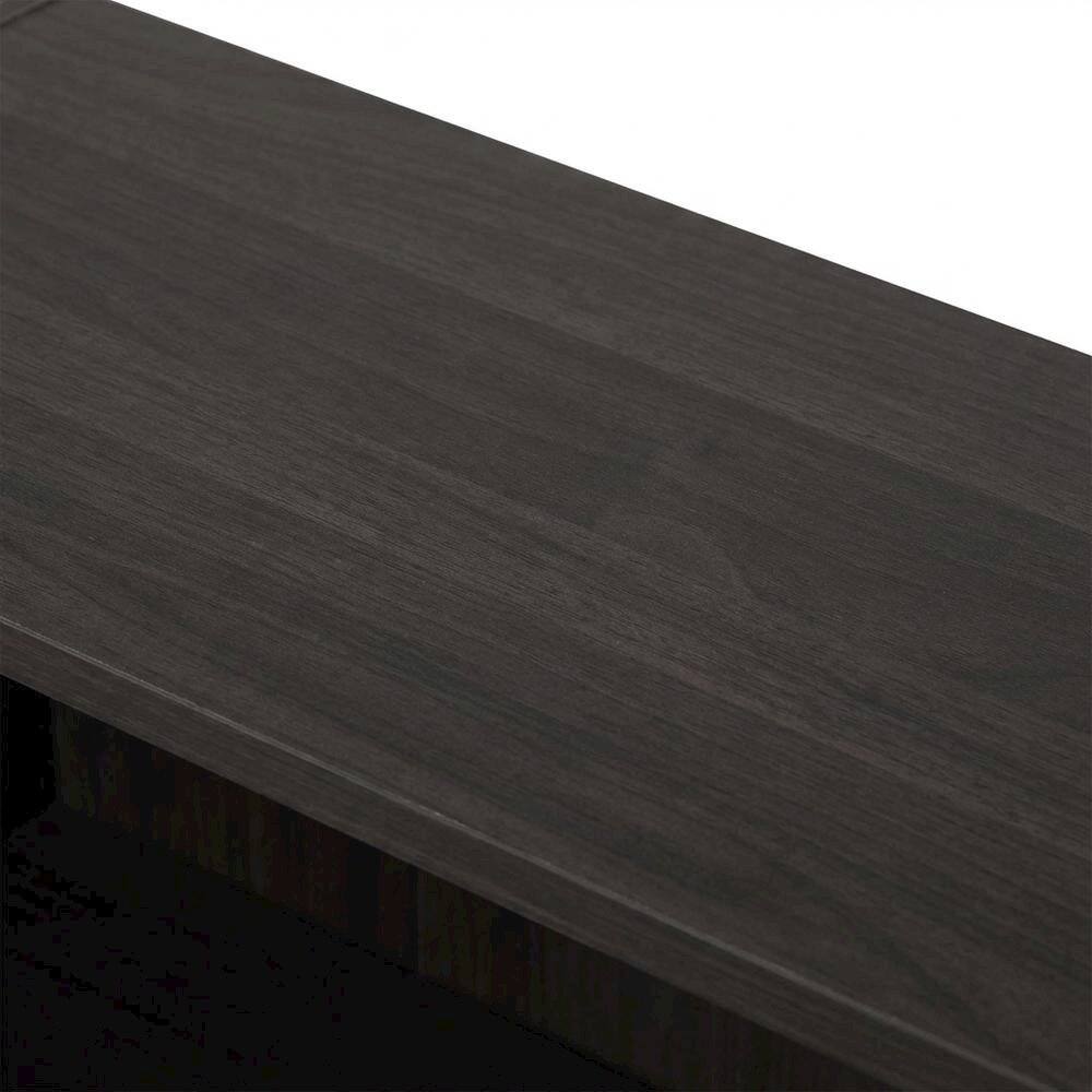 Alt View 1. FurniFact - Espresso 5-Shelf Bookcase with Spacious Storage and Modern Design - Espresso.