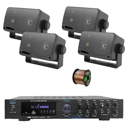 PYLE
PYLEUSA.com
HF-5.1 5CH AUDIO AMPLIFIER
POA88U
BALANCE
BASS
TREBLE
LOUDNESS
CIN VOLUME
SRG VOLUME
MUSIC VOLUME
ECHO
MIC 1
MIC 2
MIC VOLUME
MIC DEPTH
MIC 1 VOLUME
MIC 2 VOLUME
USB
C3
FM
AM
MODE
ON/OFF
POWER
USB/SD/MMC
SUBWOOFER
FM/USB