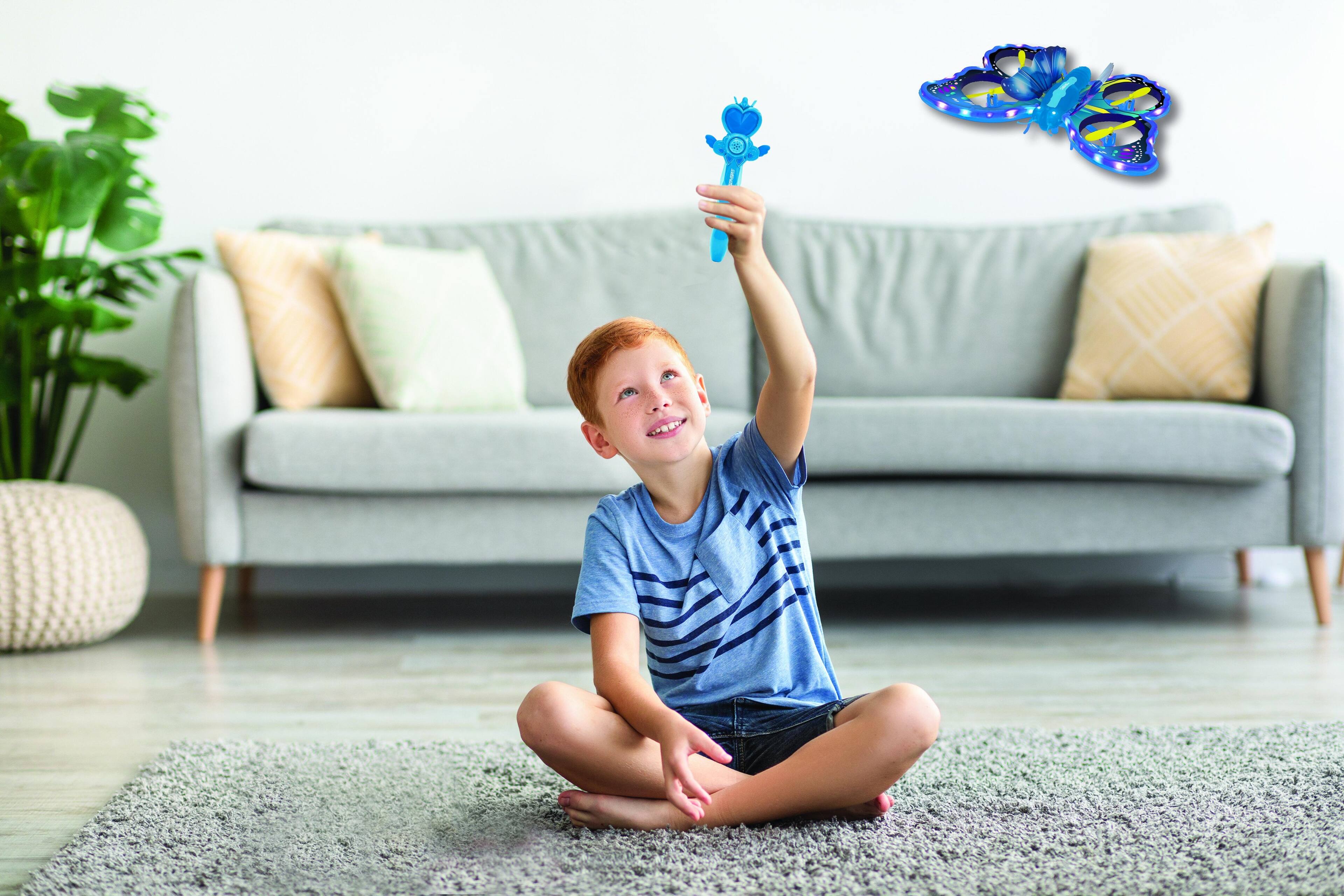 Alt View 3. Lexibook - Crosslander Butterfly Remote-Controlled Flying Toy with Gesture.