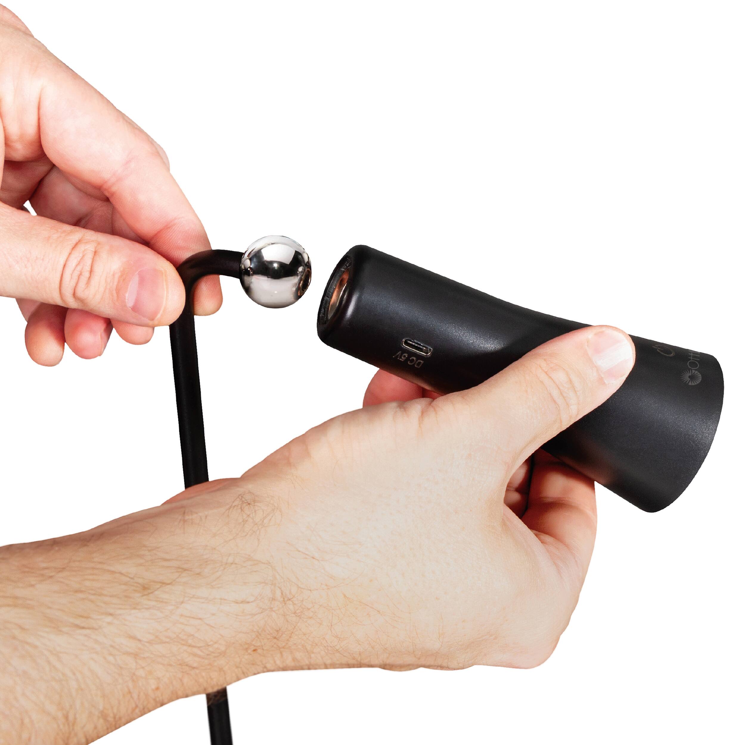 Alt View 2. OttLite - Switch 3-in-1 Rechargeable Task Lamp - Black.