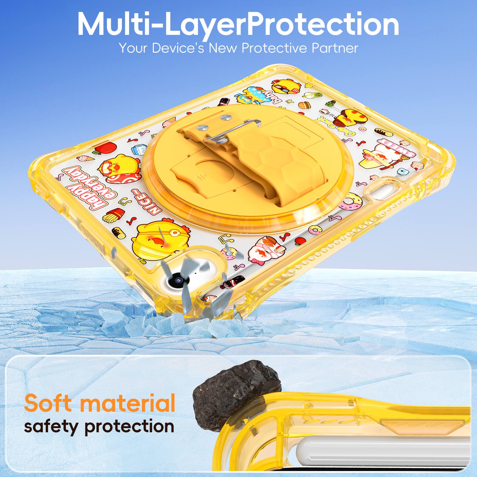 Multi-Layer Protection  
Your Device's New Protective Partner  

Soft material safety protection