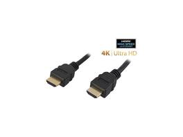 Nippon Labs - HDMI-HS-3 3 ft. HDMI 2.0 Male to Male High Speed Cable with Ethernet Channel, Black