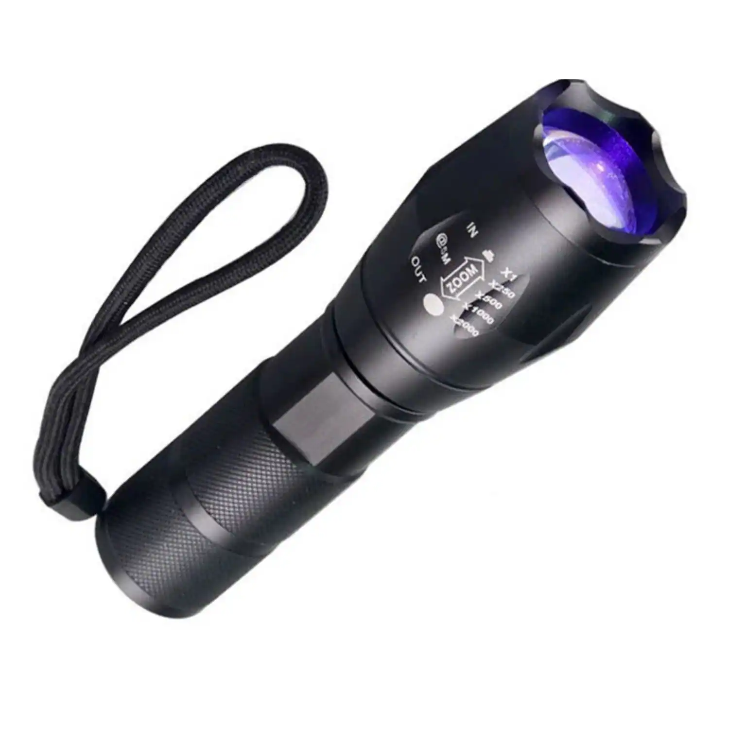 Stock Preferred - Super Bright UV Torch Dual Light Mode Ultraviolet & White LED Flashlight