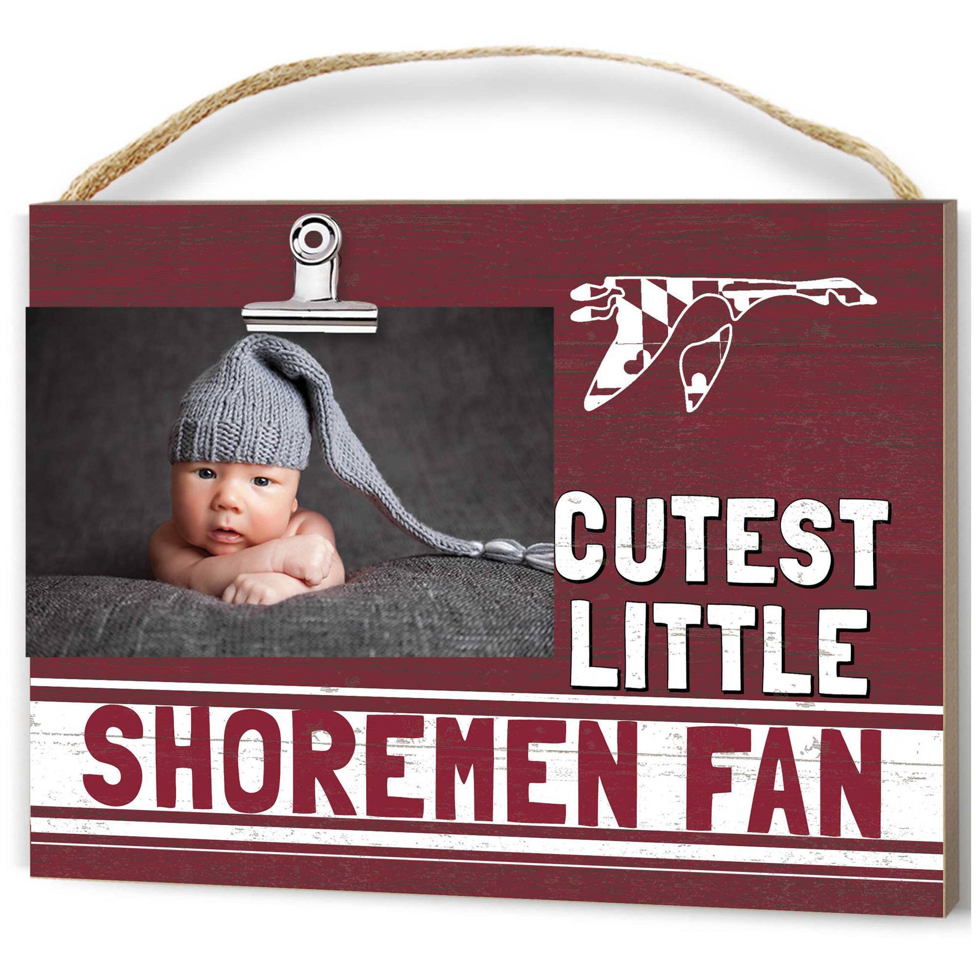 Jardine - Washington College Shoremen 8" x 10" Cutest Little Team Logo Clip Photo Frame - Maroon