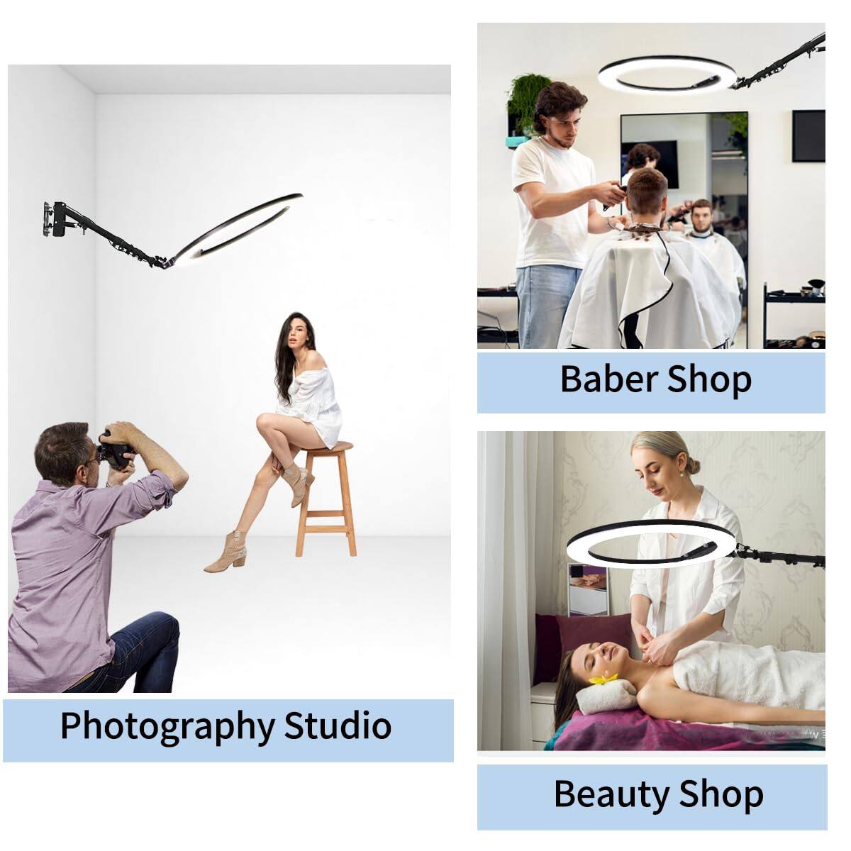 - Baber Shop
- Photography Studio
- Beauty Shop